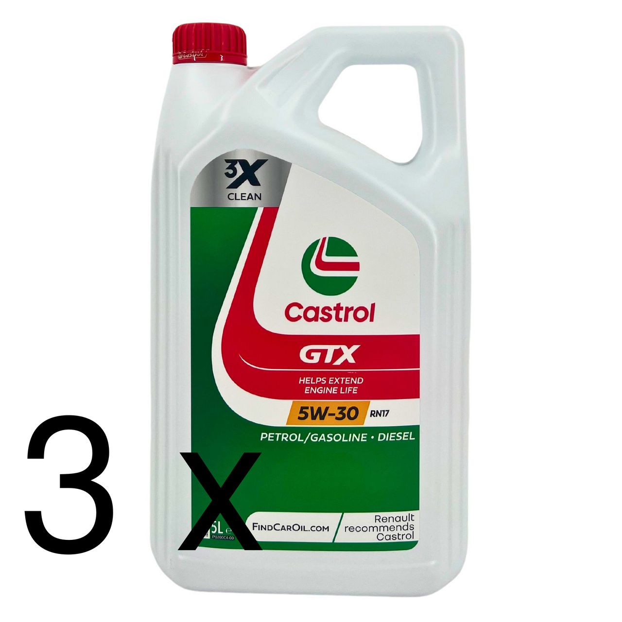 Castrol GTX 5W-30 RN17 3x5 Liter