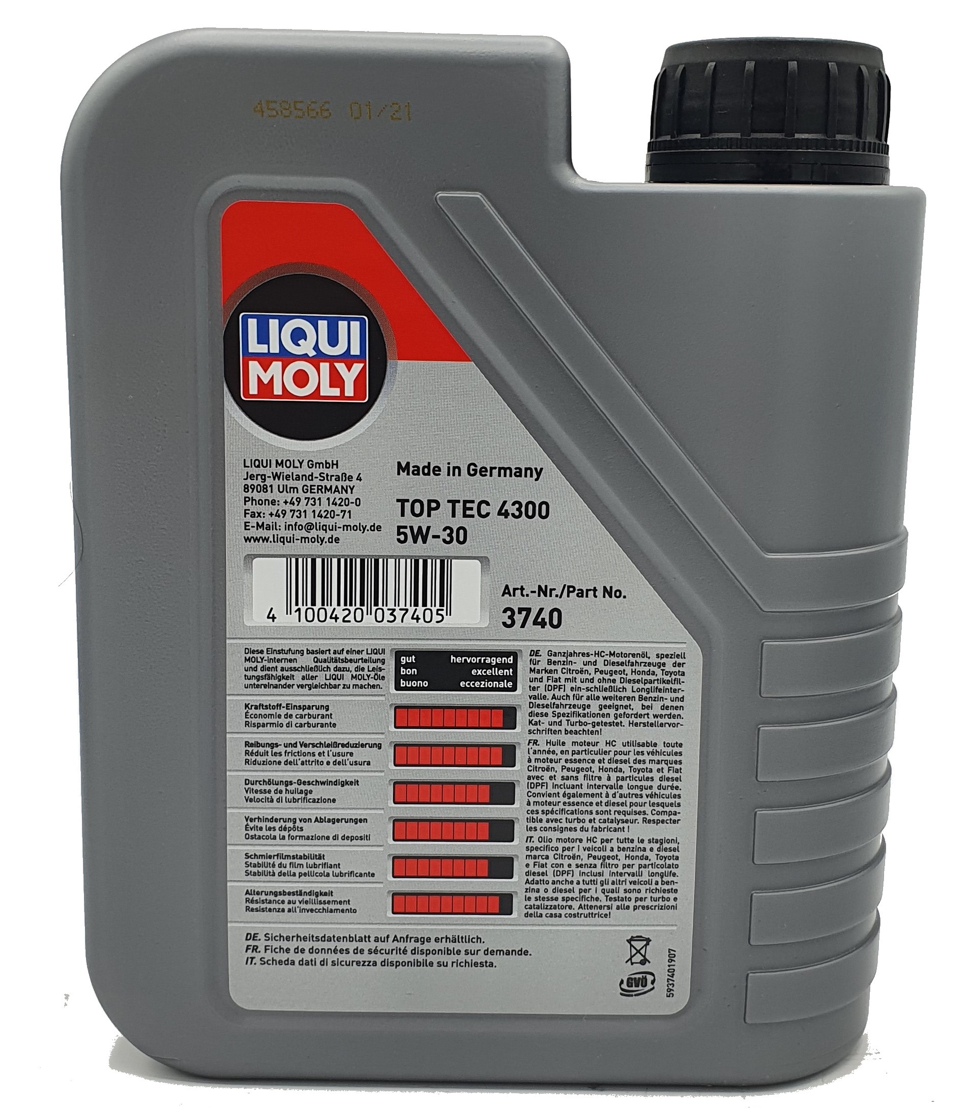 Liqui Moly Top Tec 4300 5W-30 1 Liter