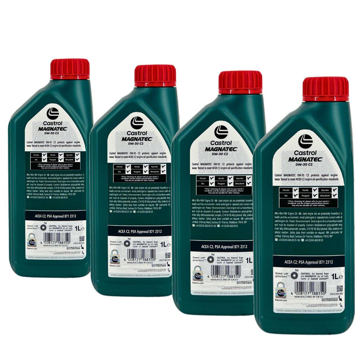 Castrol Magnatec 0W-30 C2 4x1 Liter