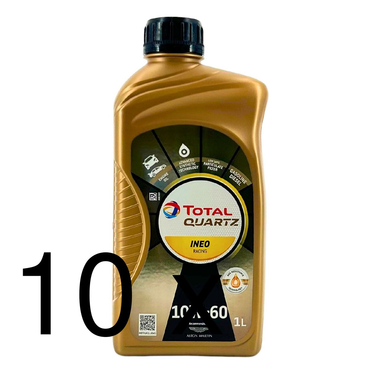 Total Quartz Ineo Racing 10W-60 10x1 Liter