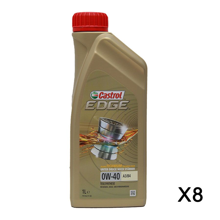 Castrol Edge Fluid Titanium 0W-40 A3/B4 8x1 Liter