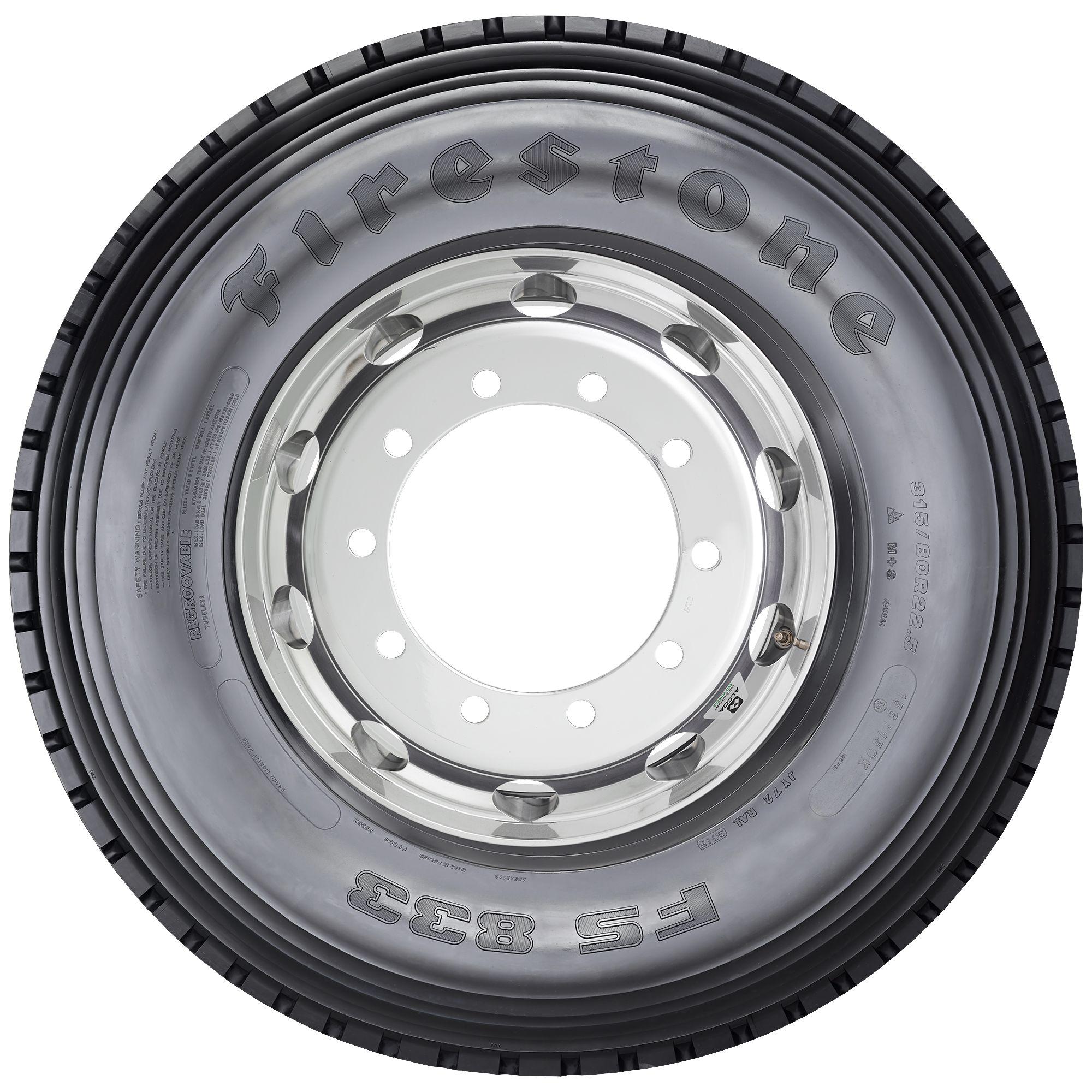 FIRESTONE 385/65 R 22.5 TL 160K FT 833 M+S 3PMSF