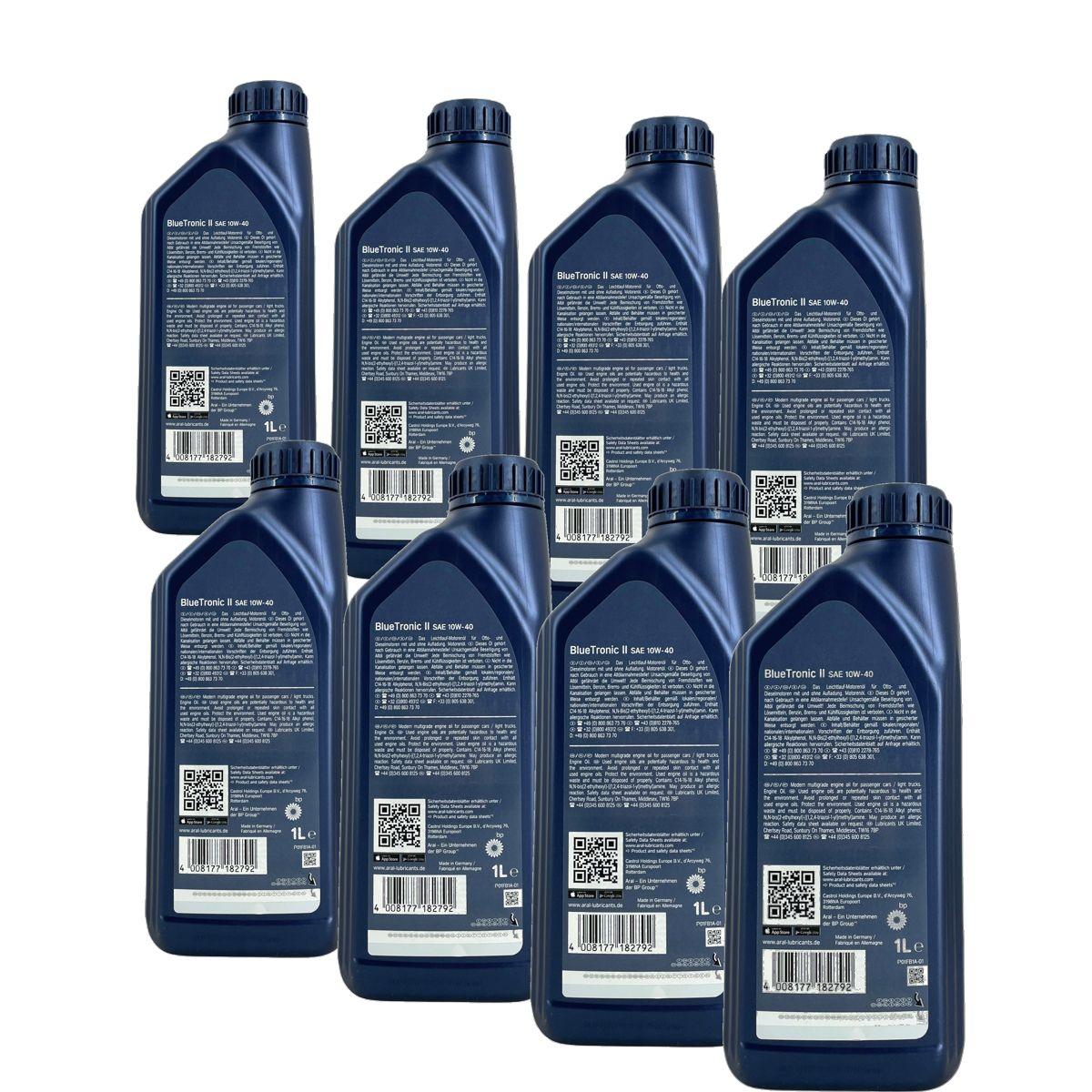 Aral BlueTronic II 10W-40 8x1 Liter