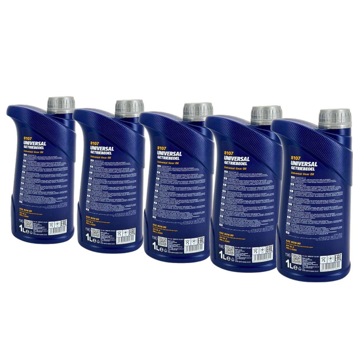 Mannol Universal 80W-90 GL-4 5x1 Liter