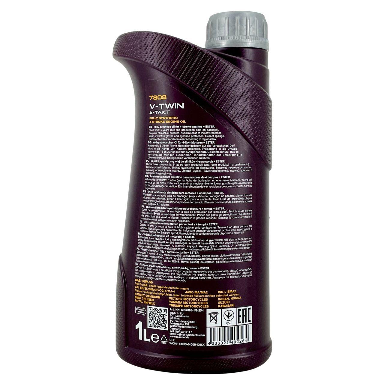 Mannol V-Twin 4-Takt 20W-50 1 Liter