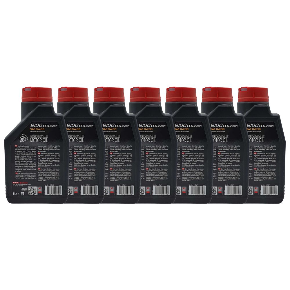Motul 8100 Eco-clean 0W-30 7x1 Liter | G29905437