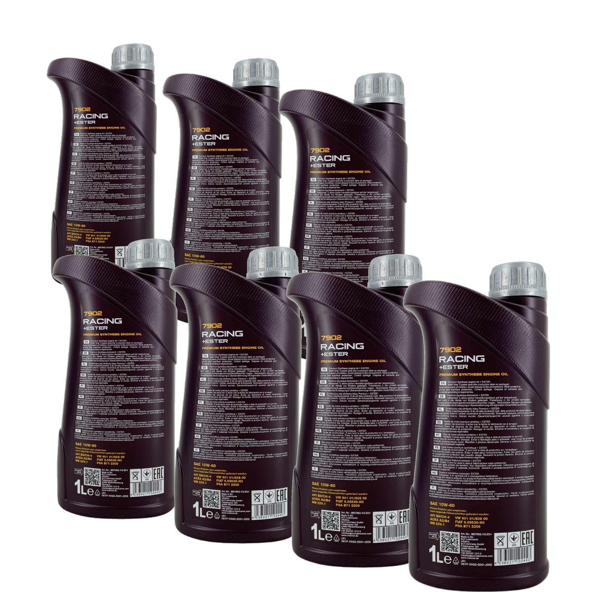 Mannol Racing + Ester 10W-60 7x1 Liter