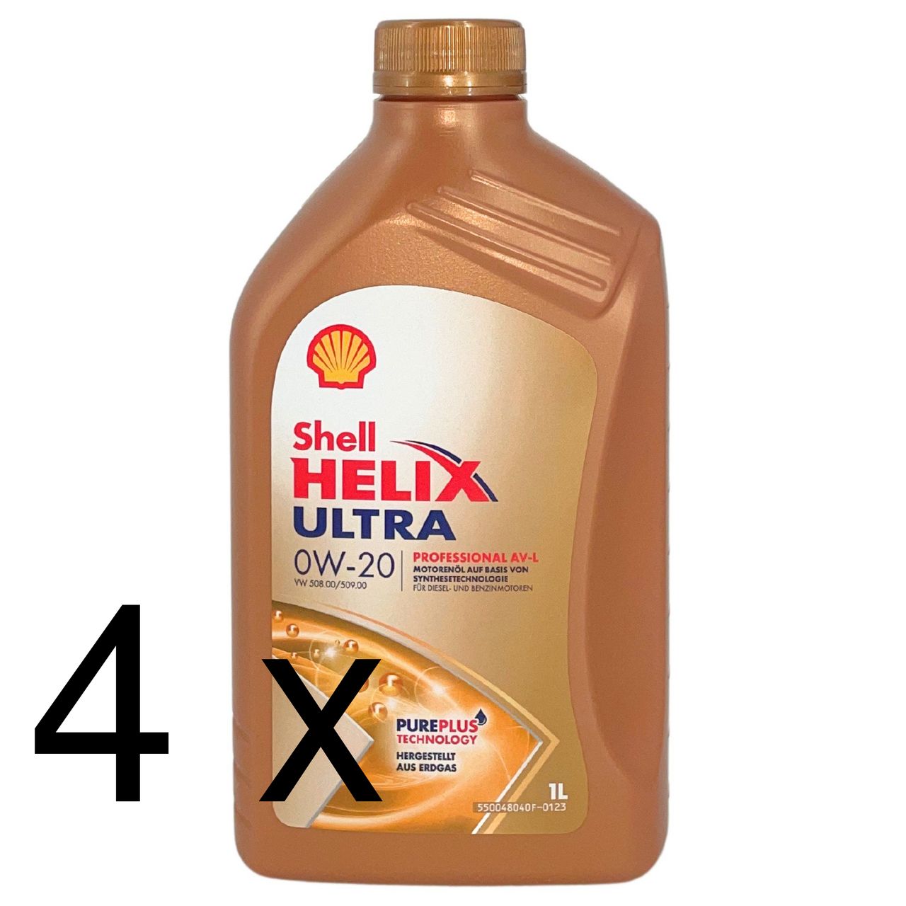 Shell Helix Ultra Professional AV-L 0W-20 4x1 Liter