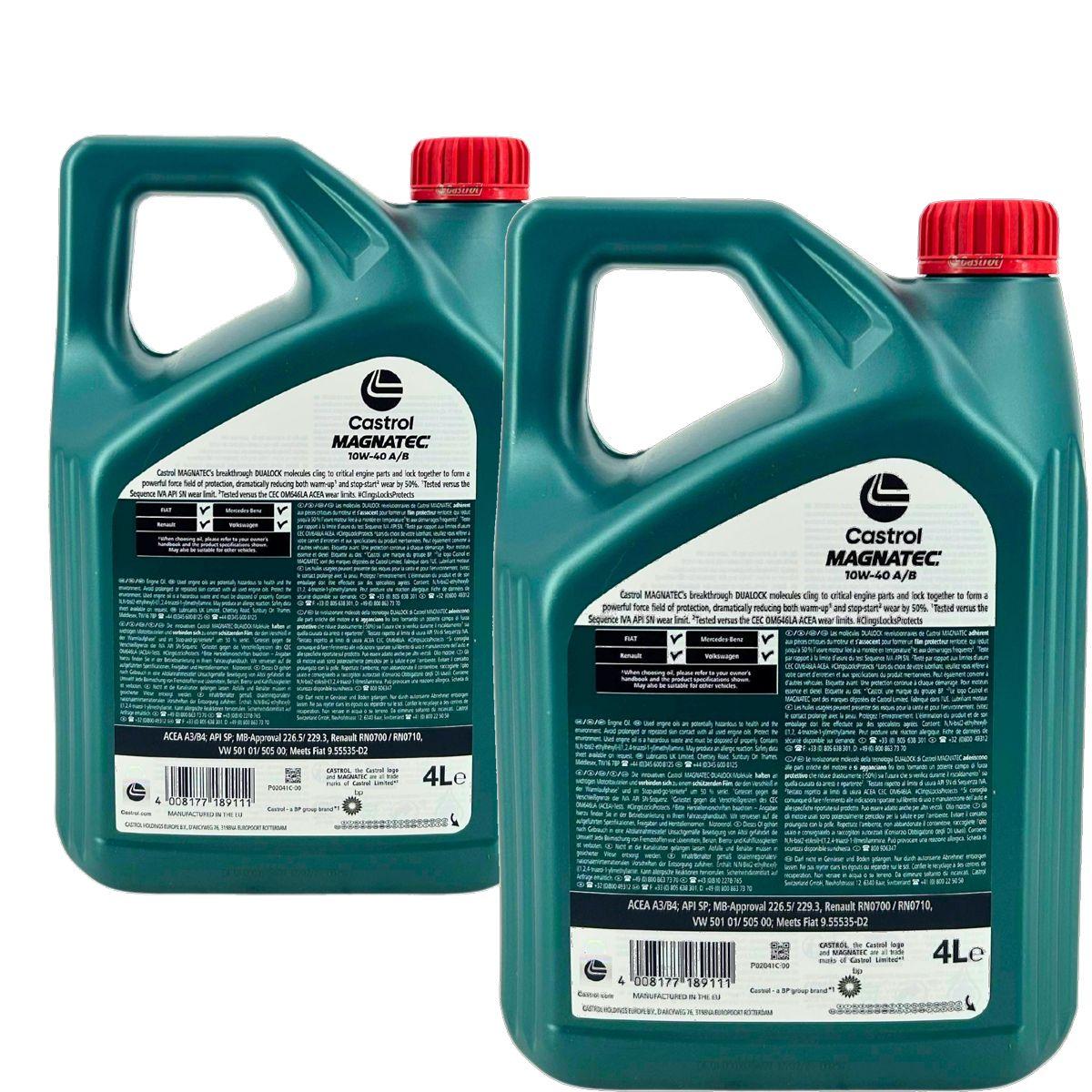 Castrol Magnatec 10W-40 A/B 2x4 Liter