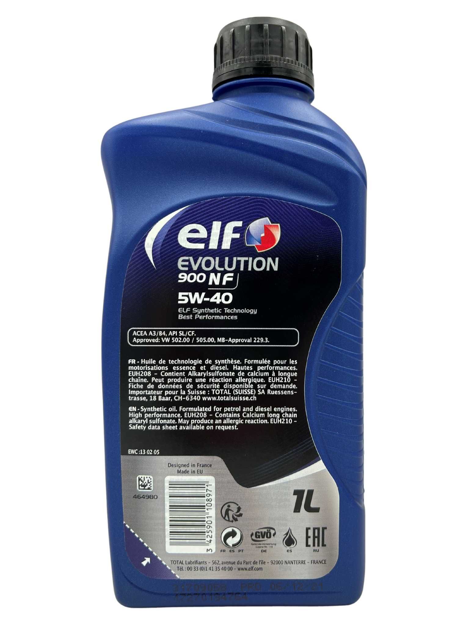 Elf Evolution 900 NF 5W-40 1 Liter | G29795981