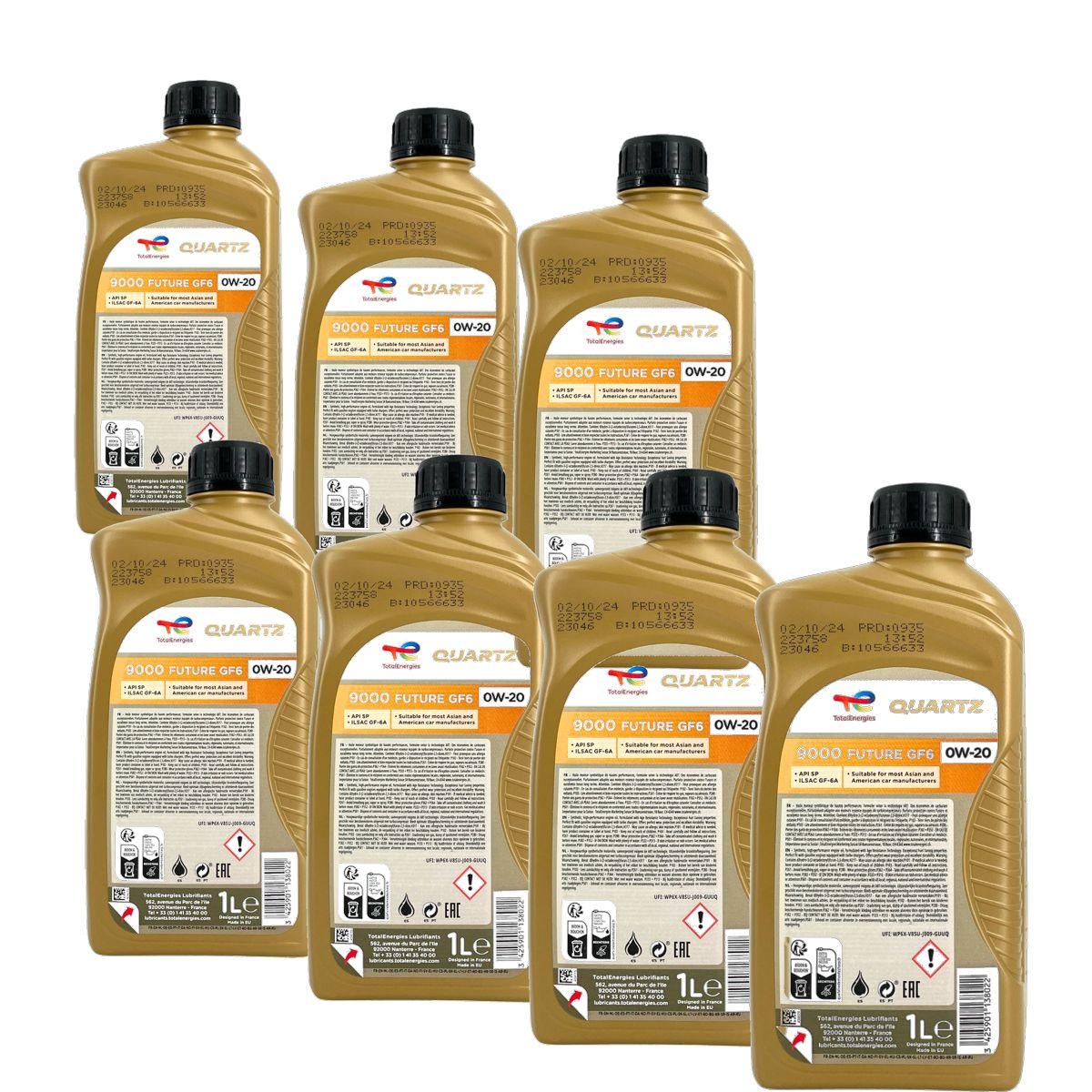 Total Quartz 9000 Future GF6 0W-20 7x1 Liter