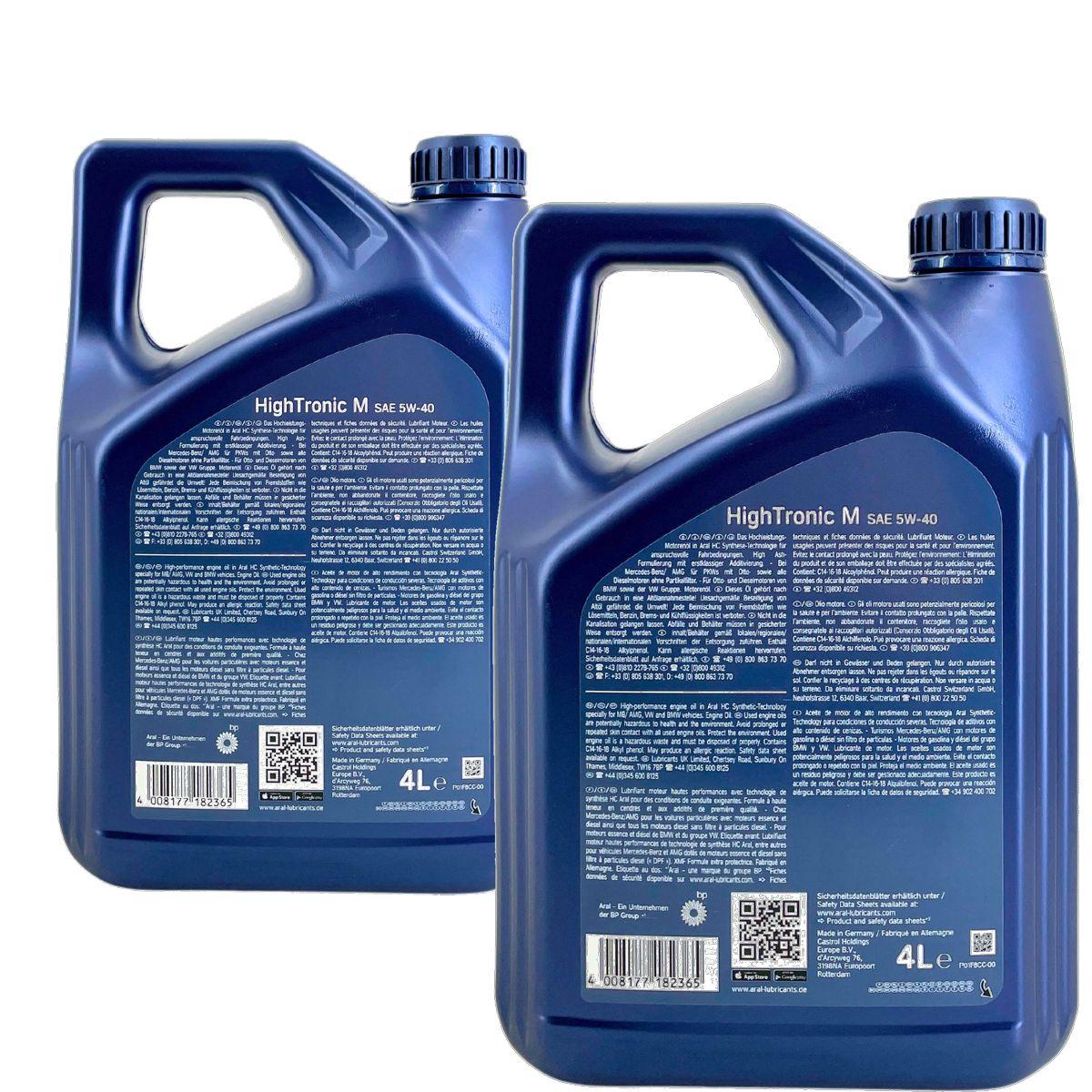 Aral HighTronic M 5W-40 2x4 Liter