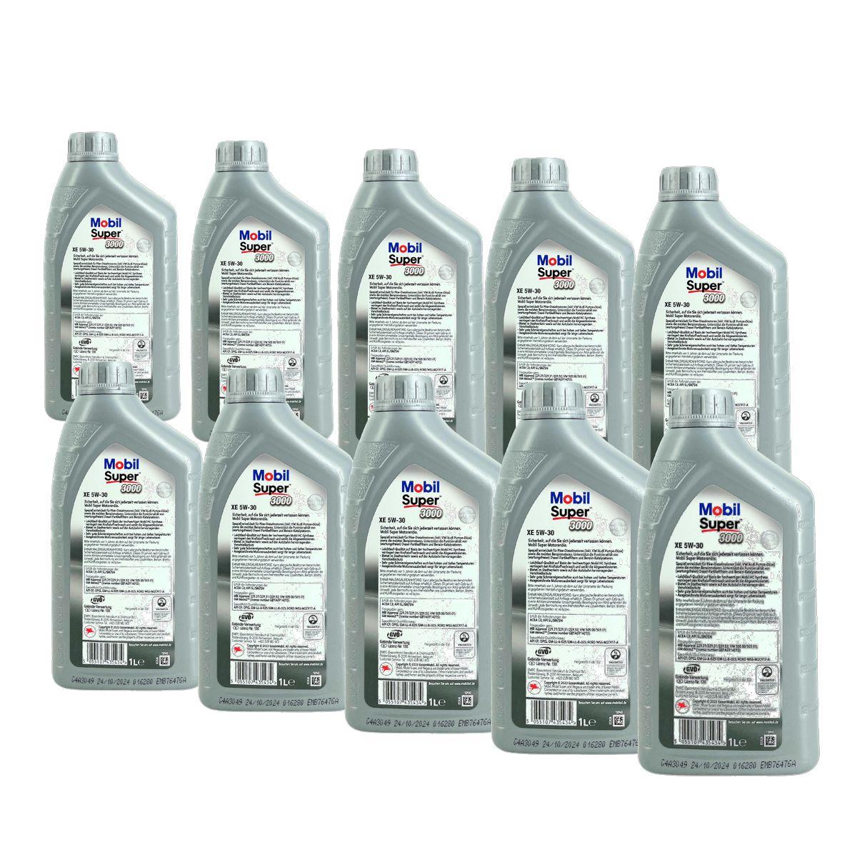 Mobil Super 3000 XE 5W-30 10x1 Liter