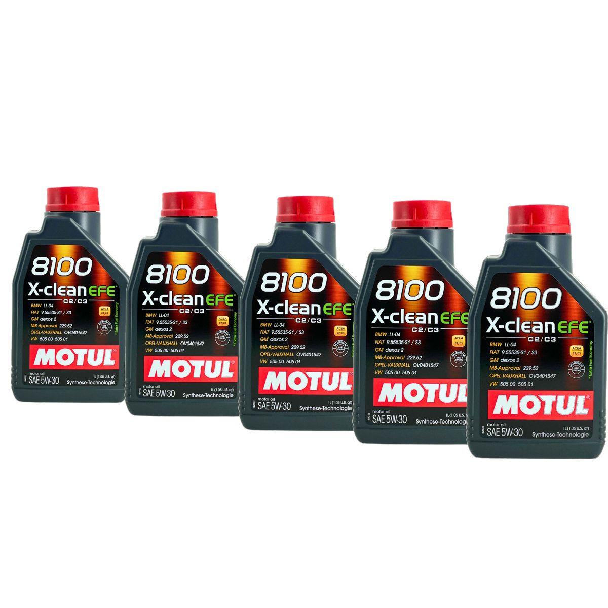 Motul 8100 X-clean EFE 5W-30 5x1 Liter