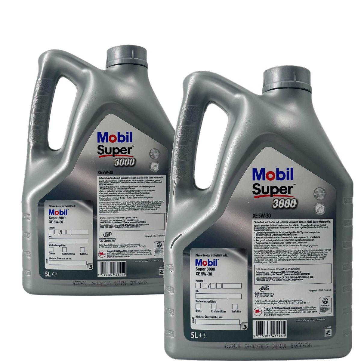Mobil Super 3000 XE 5W-30 2x5 Liter