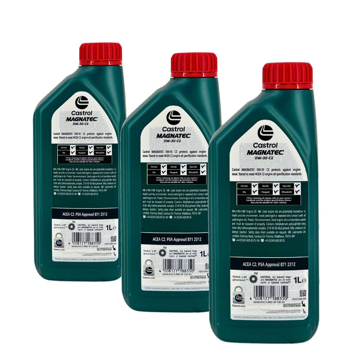 Castrol Magnatec 0W-30 C2 3x1 Liter