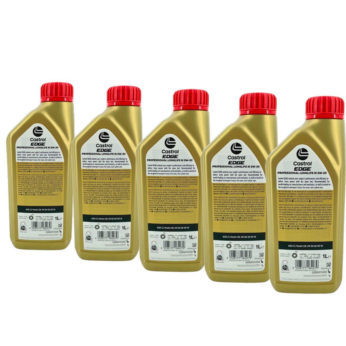 Castrol Edge Professional Longlife 3 5W-30 5x1 Liter