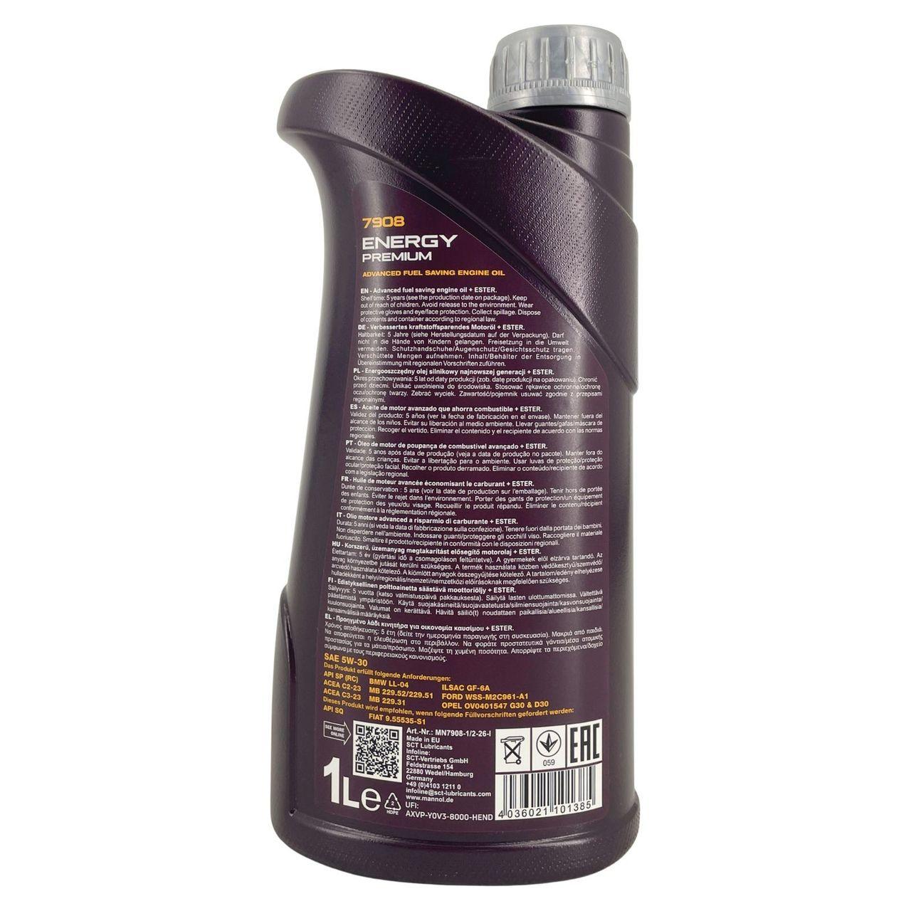 Mannol Energy Premium 5W-30 1 Liter