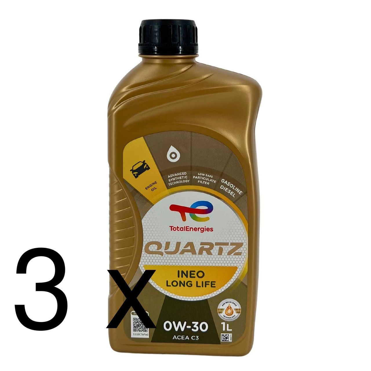 Total Quartz Ineo Long Life 0W-30 3x1 Liter