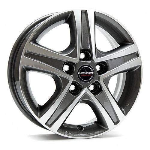 BORBET DESIGN CWD mistral anthrazit poliert 6.5Jx16 5x114.3 ET45