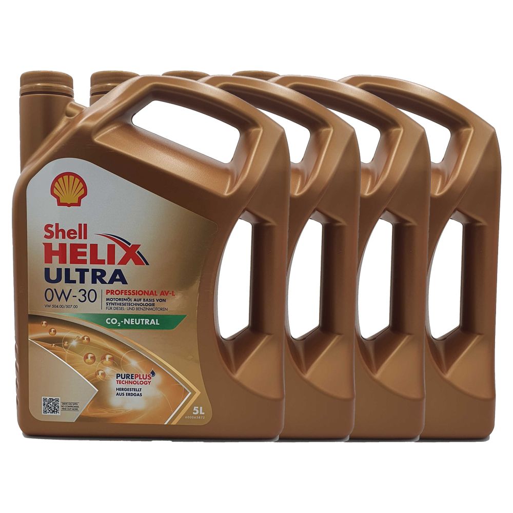 Shell Helix Ultra Professional AV-L 0W-30 4x5 Liter