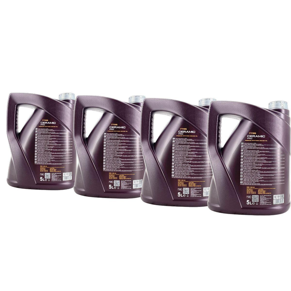 Mannol Ceramic Pro 10W-40 4x5 Liter