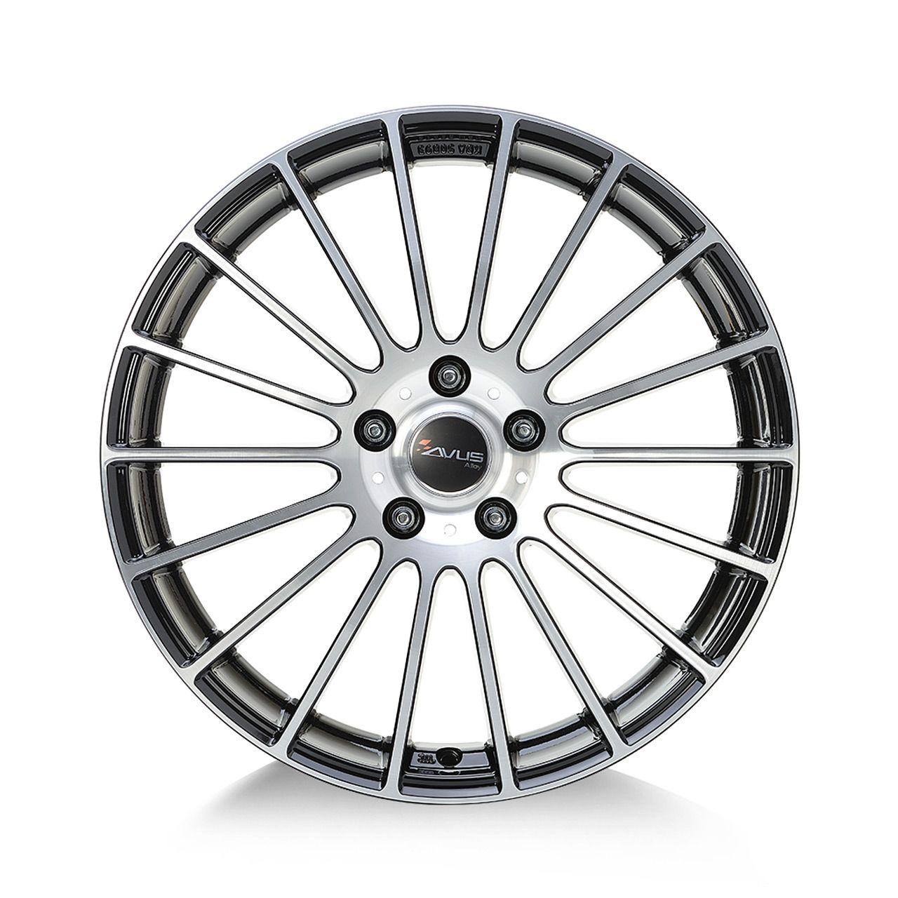 AVUS RACING AC-M03 black polished 6.5Jx16 5x115 ET40