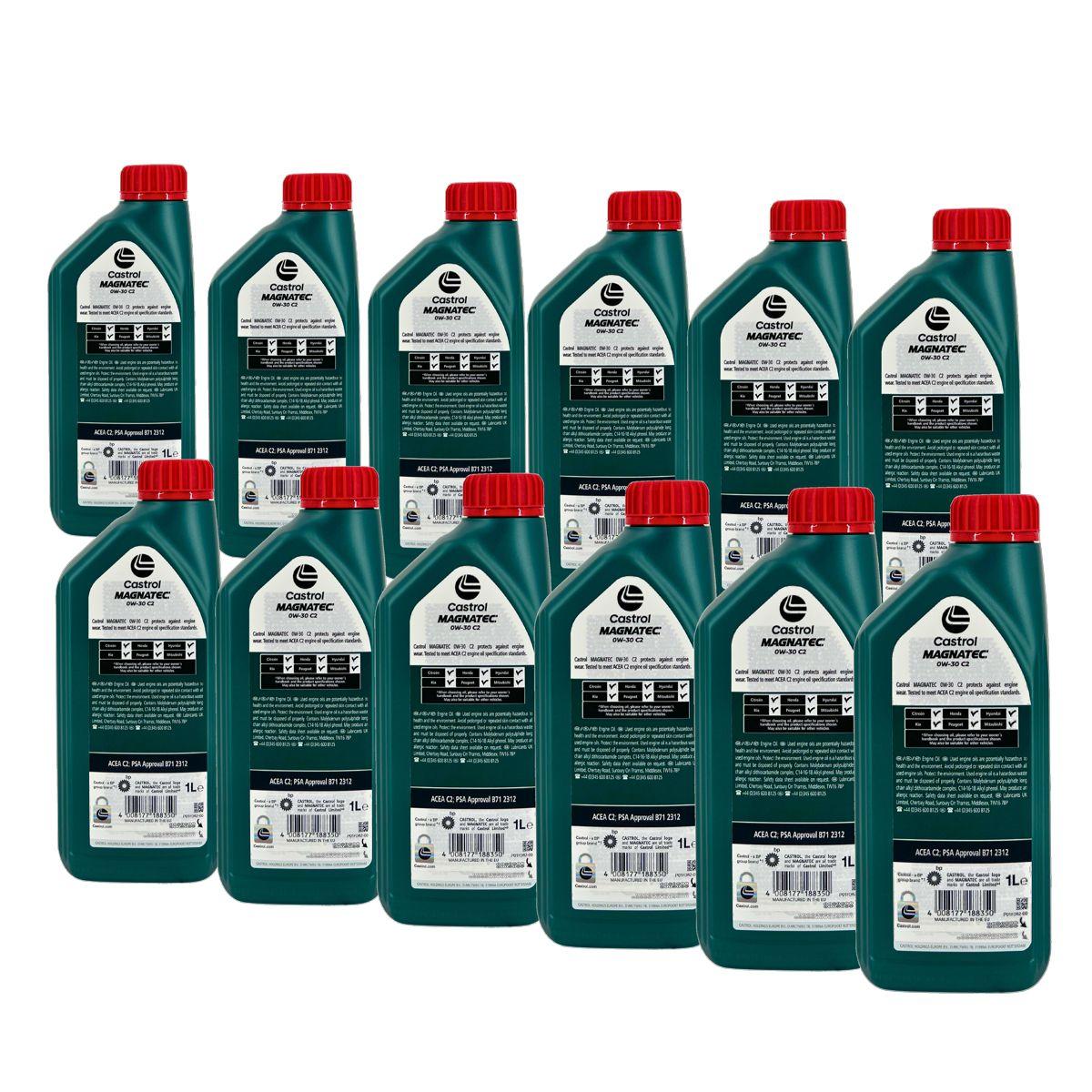 Castrol Magnatec 0W-30 C2 12x1 Liter