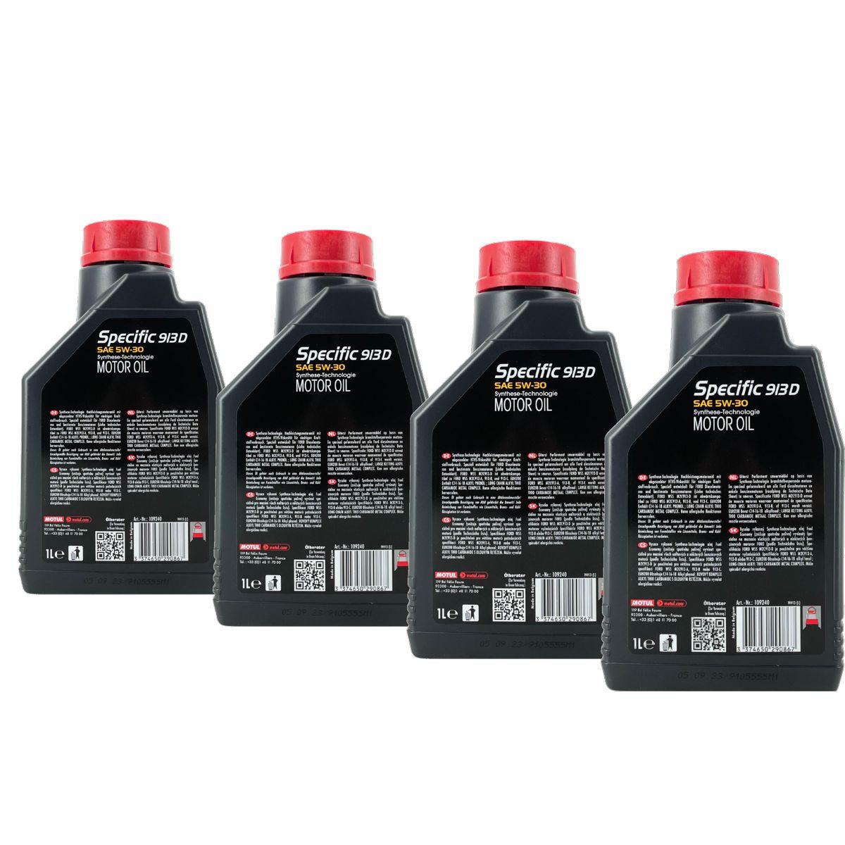 Motul Specific Ford WSS-M2C913-D 5W-30 4x1 Liter