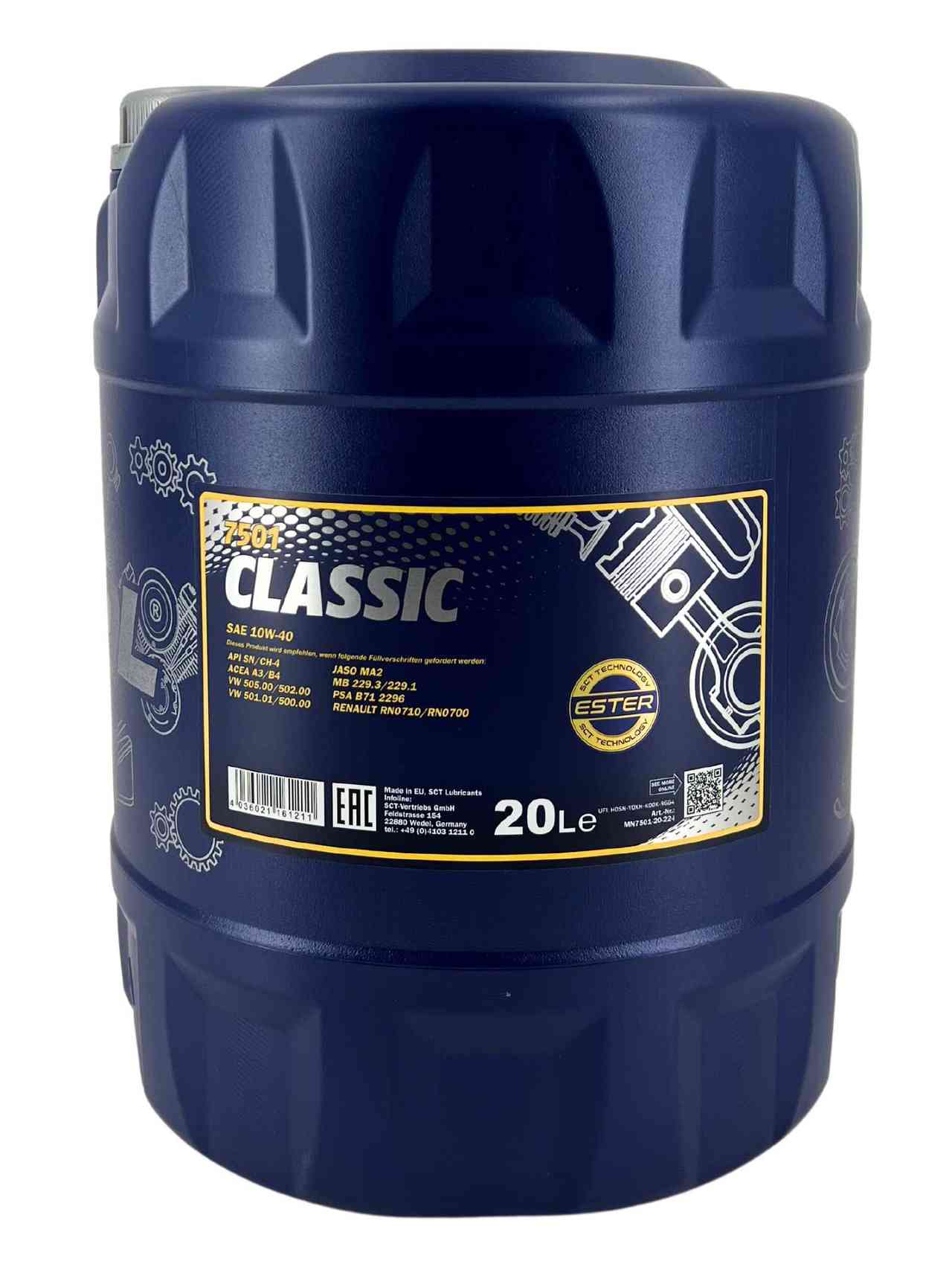 Mannol Classic 10W-40 20 Liter