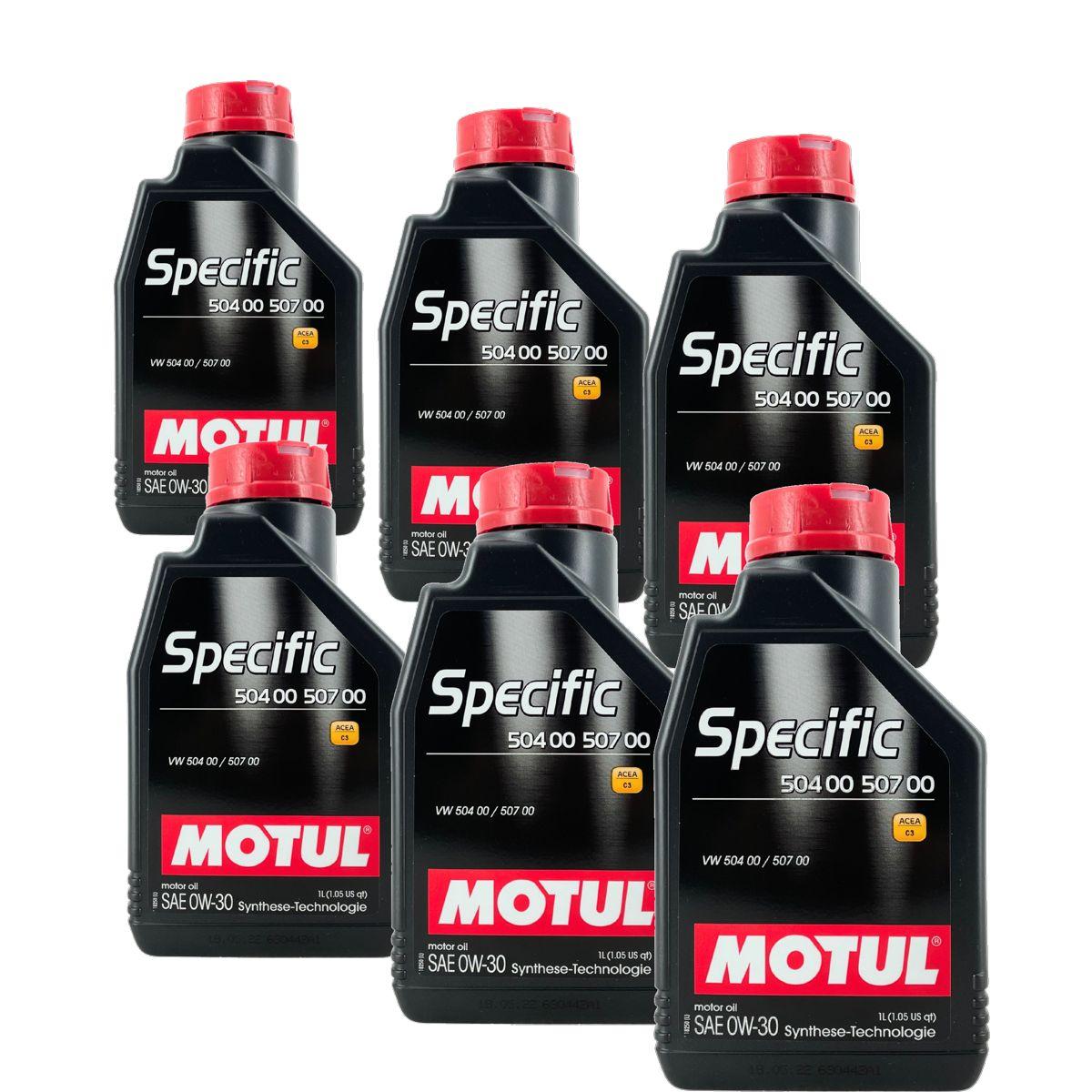 Motul Specific 504 00 - 507 00 0W-30 6x1 Liter