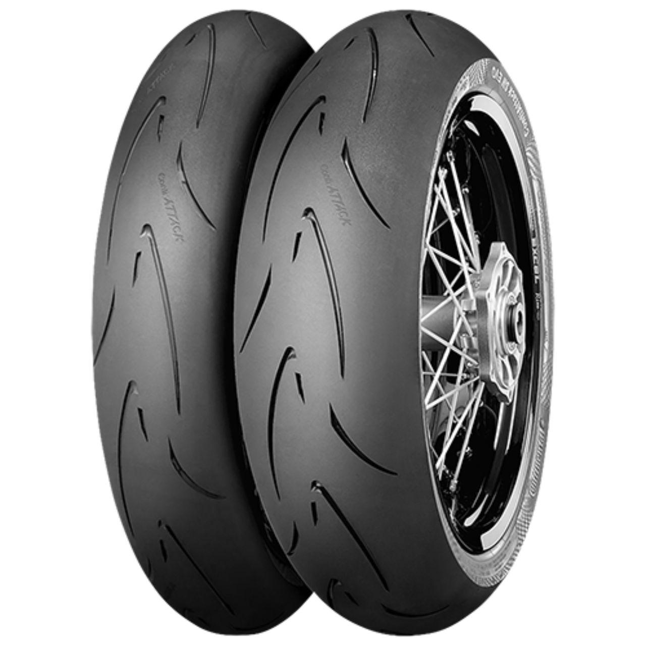 CONTINENTAL 140/70 R 17 M/C TL 66H CONTIATTACK SM EVO