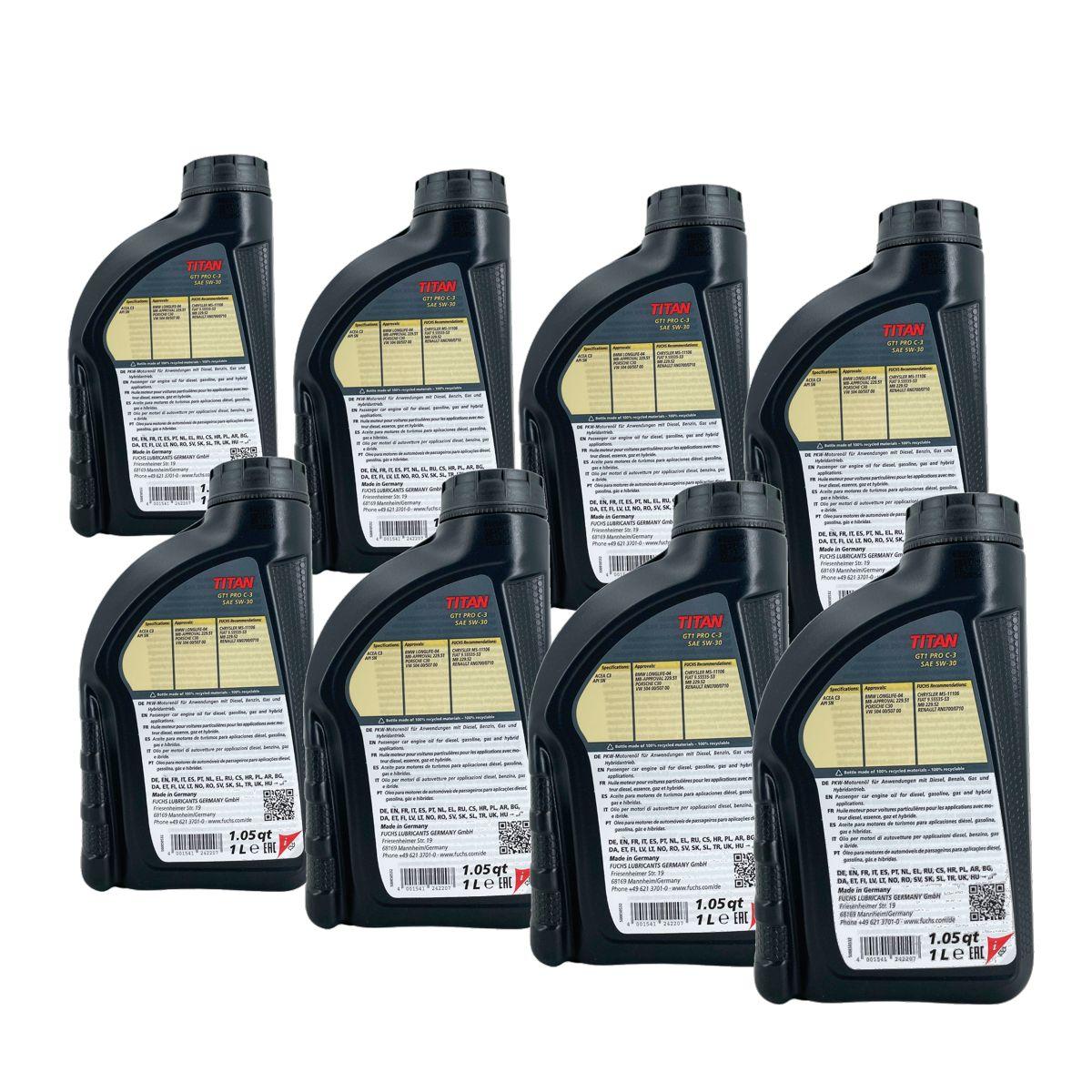Fuchs Titan GT1 PRO C-3 5W-30 8x1 Liter