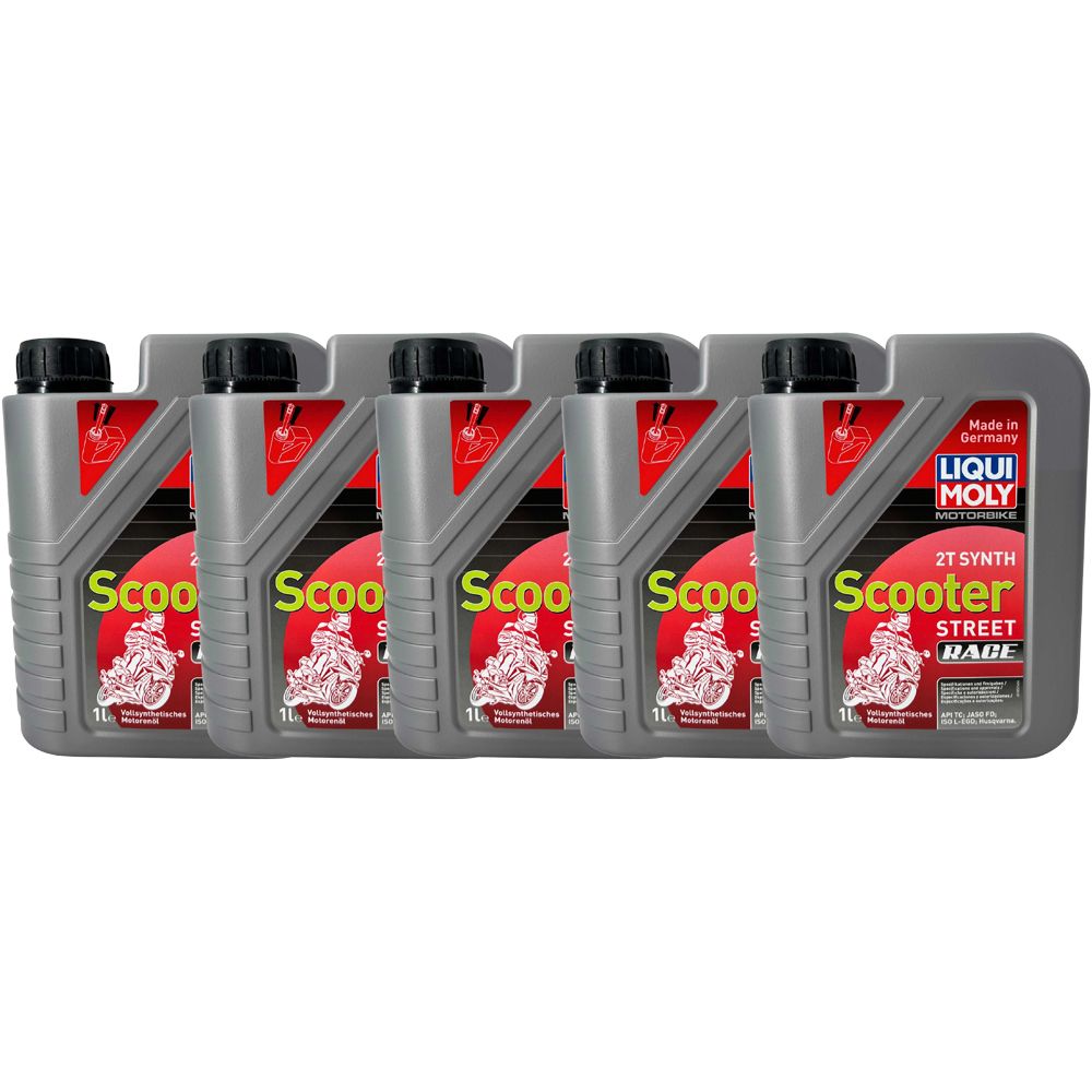 Liqui Moly Motorbike 2T Synth Scooter Race 5x1 Liter
