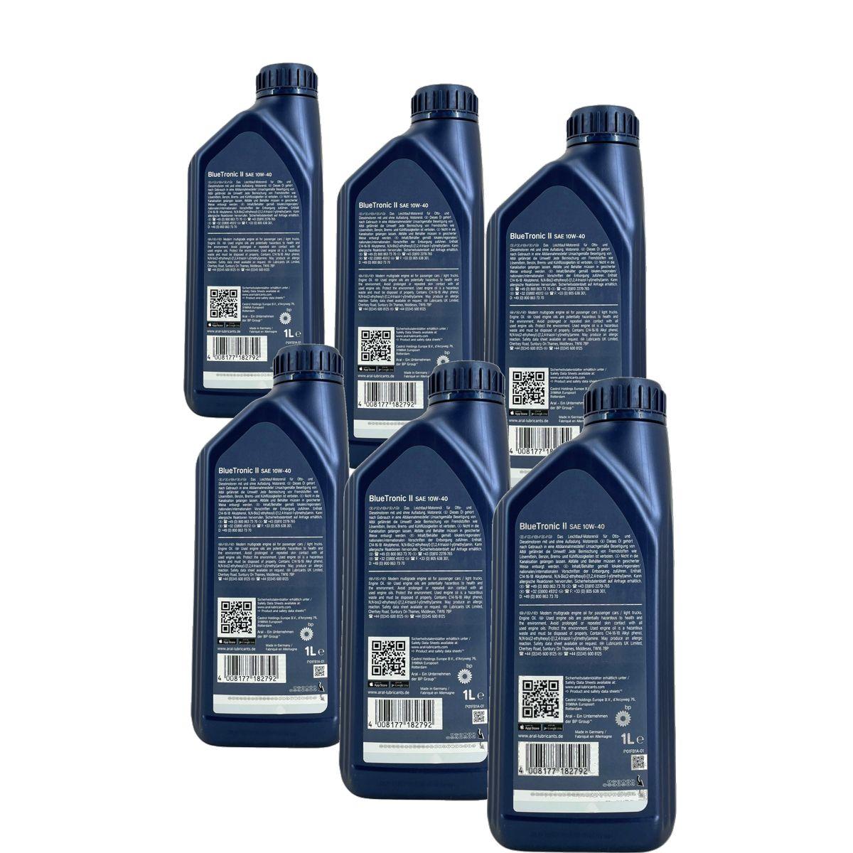 Aral BlueTronic II 10W-40 6x1 Liter