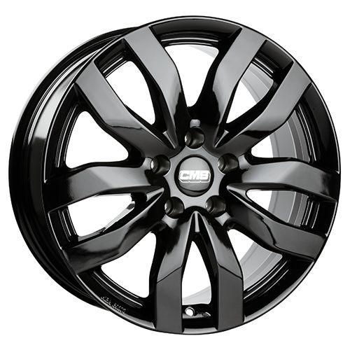 CMS C22-CBG complete black gloss 7.5Jx17 5x114.3 ET45