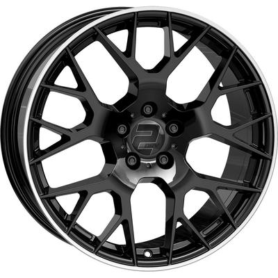 WHEELWORLD-2DRV WH47 black glossy painted with full machined lip 8.0Jx18 5x112 ET40