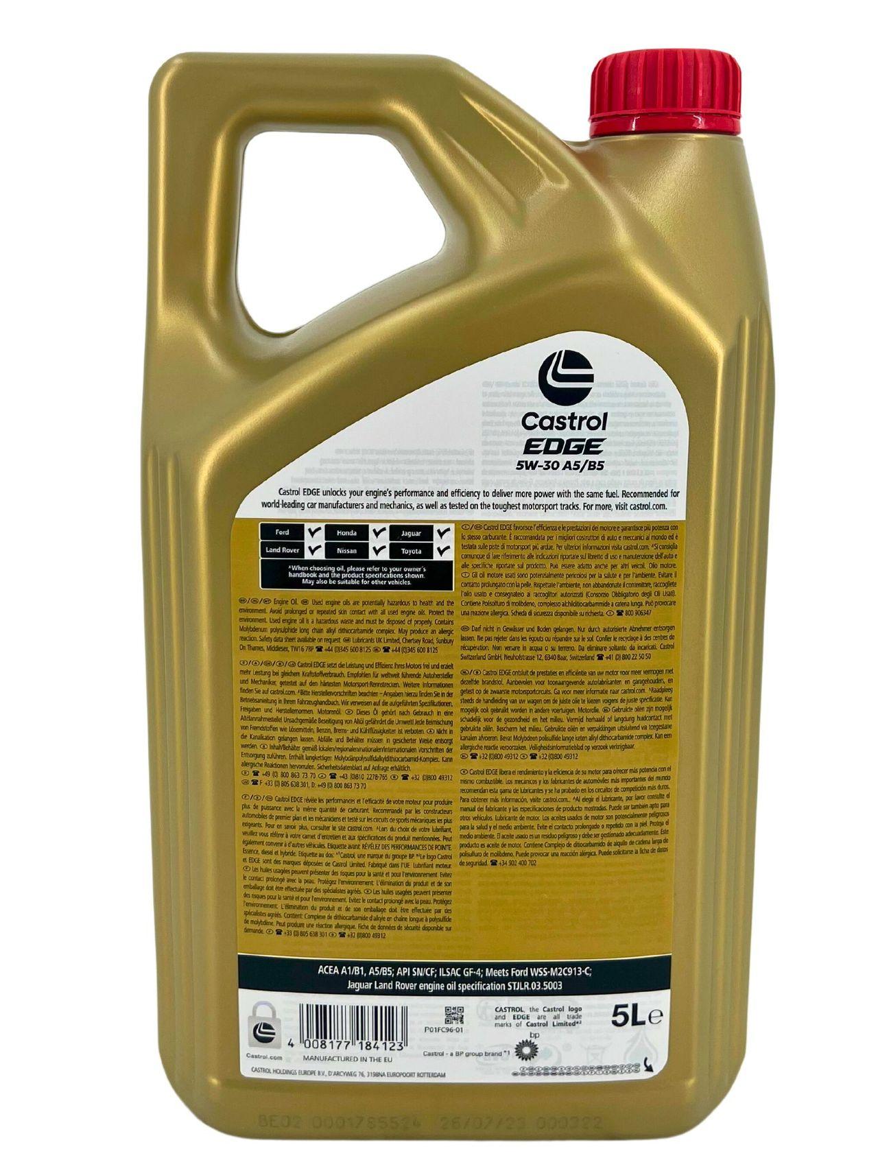 Castrol Edge 5W-30 A5/B5 5 Liter