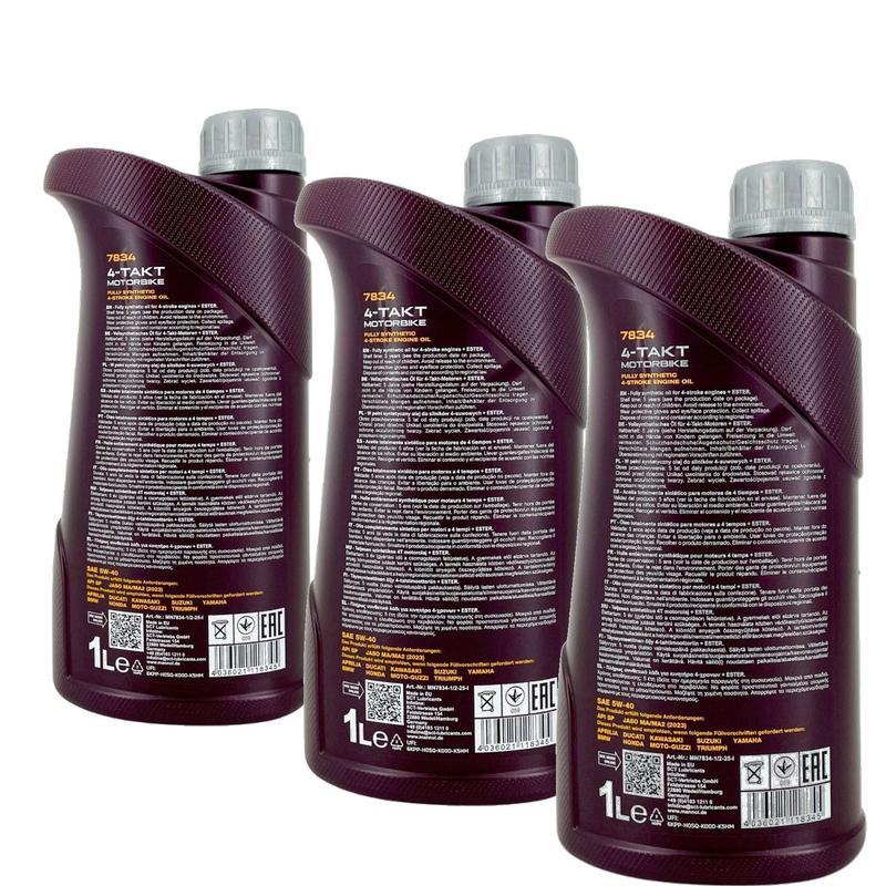 Mannol 4-Takt Motorbike 5W-40 3x1 Liter
