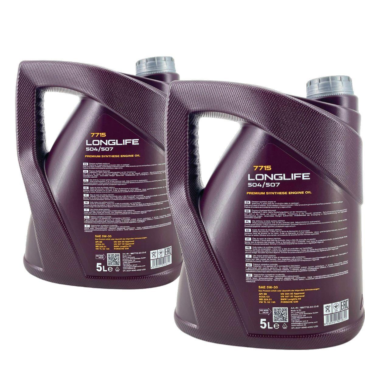 Mannol Longlife 504/507 5W-30 2x5 Liter