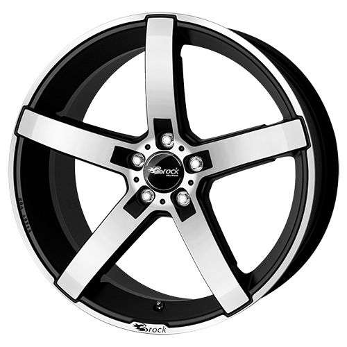 BROCK B35 schwarzmatt vollpoliert 9.0Jx20 5x108 ET45