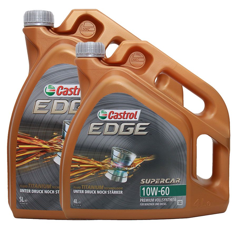 Castrol Edge Fluid Titanium Supercar 10W-60 1x5+1x4 Liter
