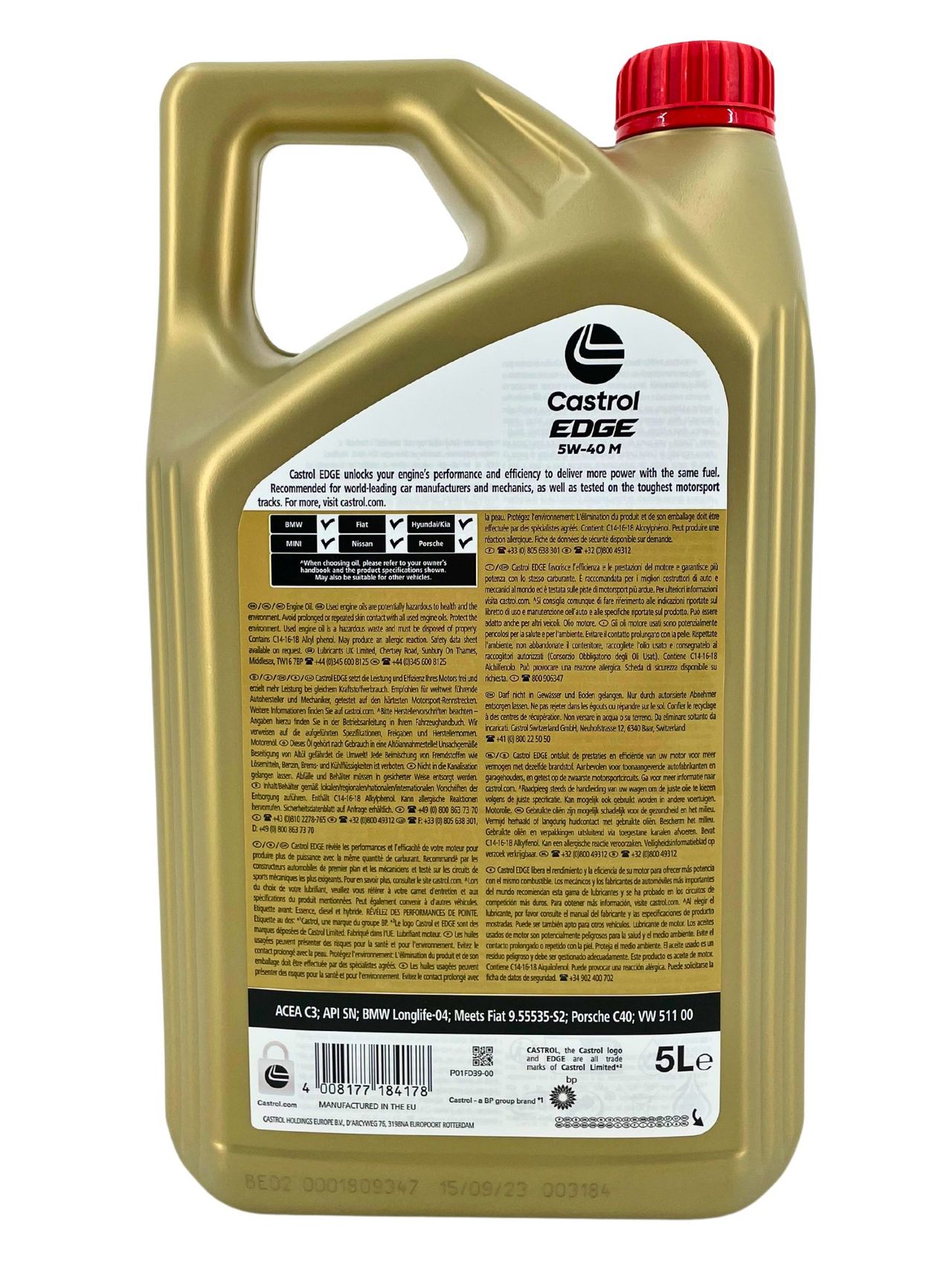 Castrol Edge 5W-40 M 5 Liter
