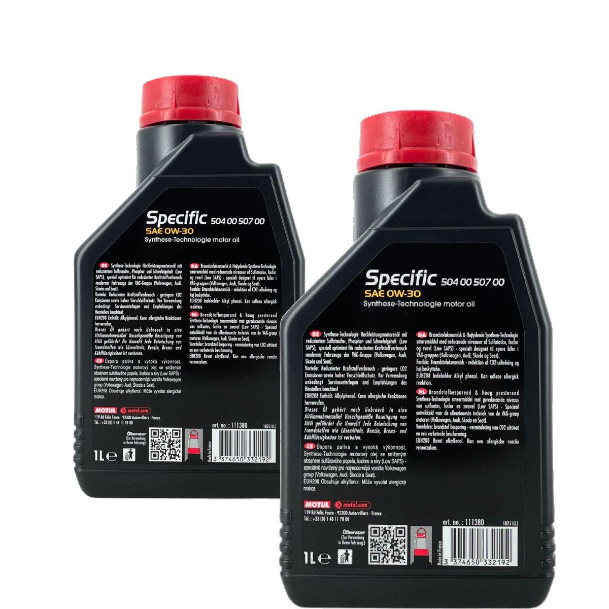 Motul Specific 504 00 - 507 00 0W-30 2x1 Liter