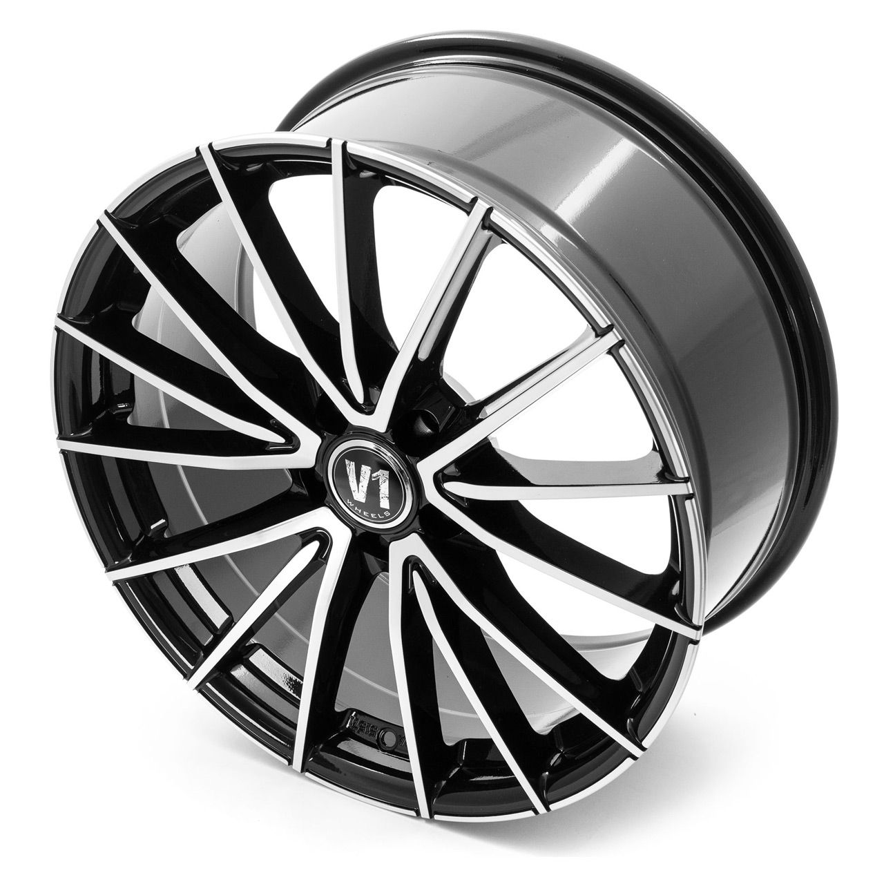 V1 WHEELS V2 schwarz hochglanzpoliert 8.5Jx19 5x120 ET35