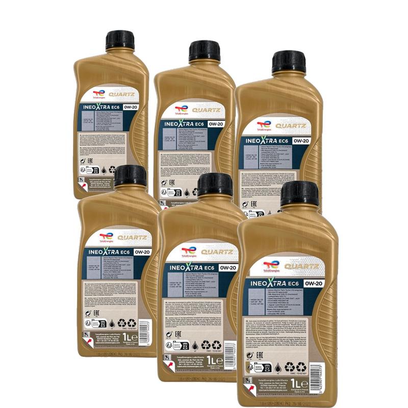 Total Quartz Ineo Xtra EC6 0W-20 6x1 Liter