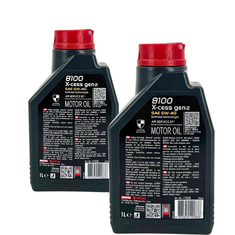 Motul 8100 X-cess GEN2 5W-40 2x1 Liter