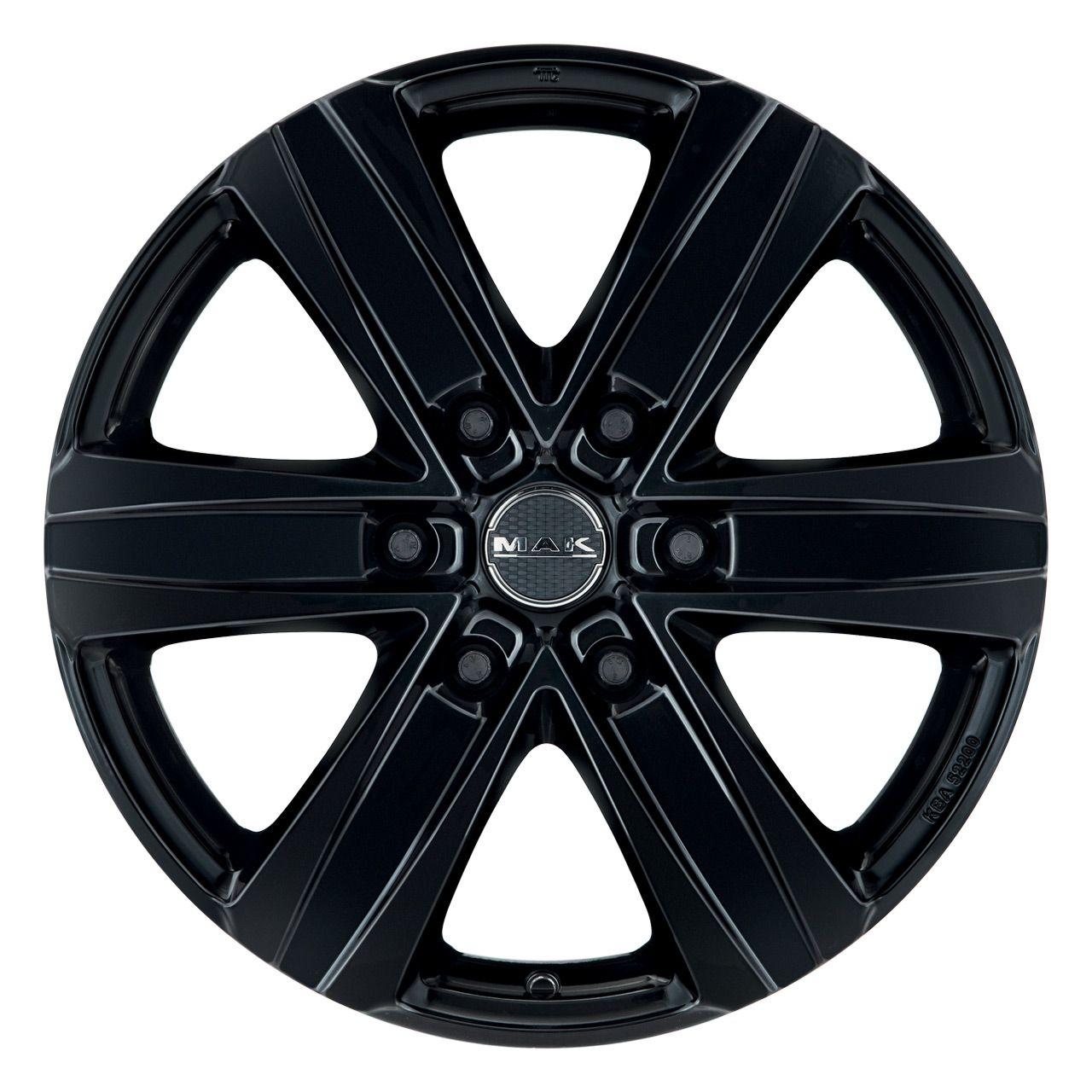 MAK STONE 6 schwarz glänzend 8.5Jx20 6x139.7 ET38