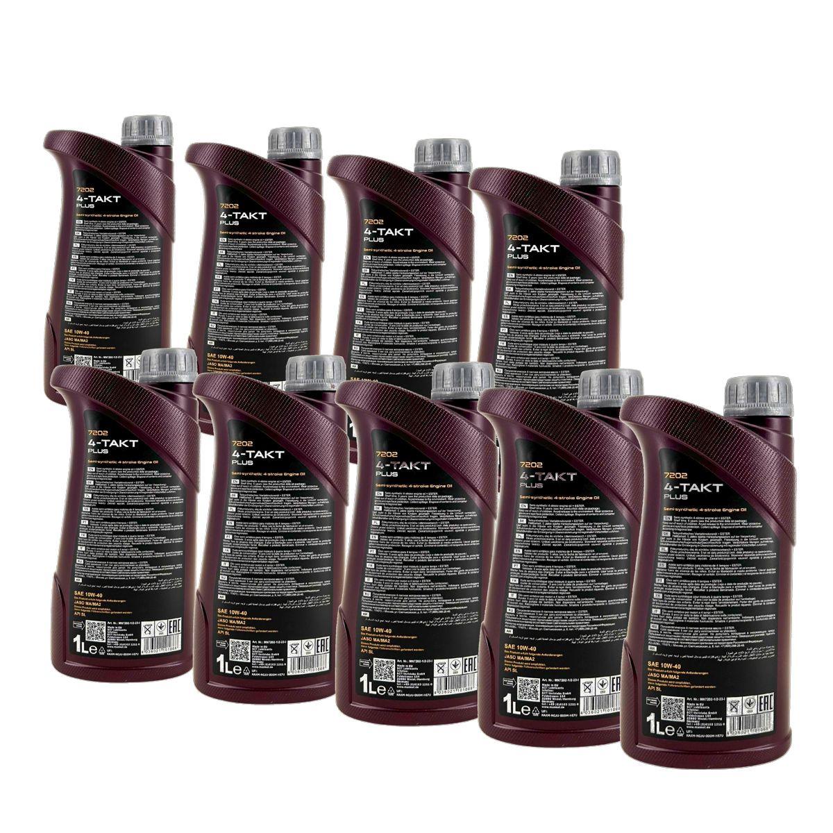 Mannol 4-Takt Plus 10W-40 9x1 Liter