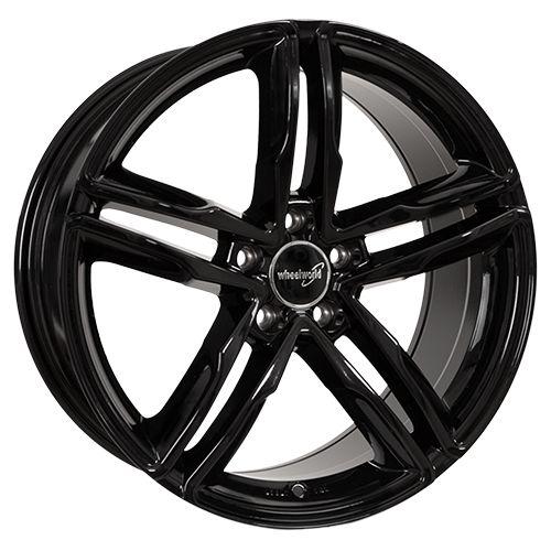 WHEELWORLD-2DRV WH11 schwarz glänzend lackiert 7.0Jx17 5x112 ET45